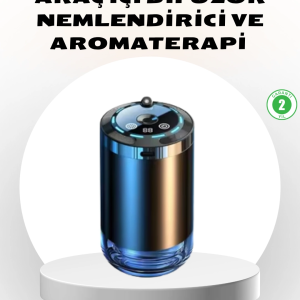 Araç İçi Difüzör Yıldız Projeksiyonlu ve Aromaterapi Özellikli