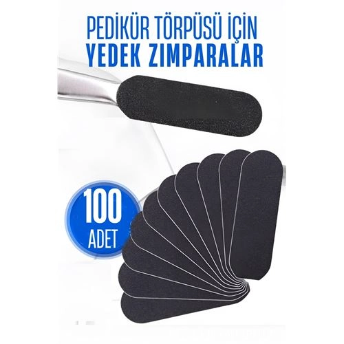 Ayak Törpü Yedeği Yapışkanlı Törpü Zımparası Pedikür Törpü Yedeği 100 ADET 716031