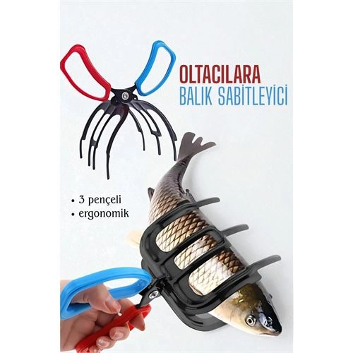 Balıkçılar İçin Balık Sabitleyici - Oltadan Kolay Balık Çıkarma Makası 721966