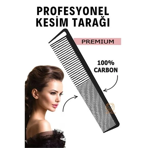 Berber Kuaför Saç Kesim Tarağı Karbon Nano Absolute Professional 720887