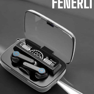 Bluetooth Kulaklık Powerbankli Dijital Göstergeli Dokunmatik Kontrol
