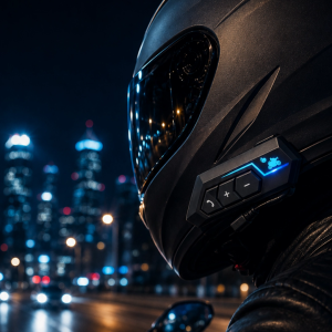 Bluetooth Motosiklet Kask Kulaklığı Mikrofonlu Kablosuz Sürüş Intercomu