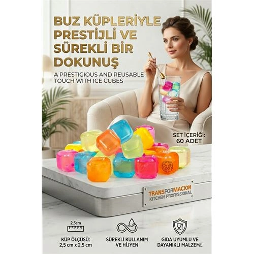 Buz Küpü Sürekli Kullanım 60 ADET Nordgröna 719901