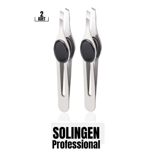 Cımbız Kobalt Çelik Kaş Alma Cımbızı Tüy Alma Cımbızı Solingen Professional 2 ADET 718965
