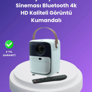 Çoklu Giriş Destekli Projektör – HDMI, USB ve Kulaklık Bağlantı Seçenekleriyle Geniş Uyumluluk