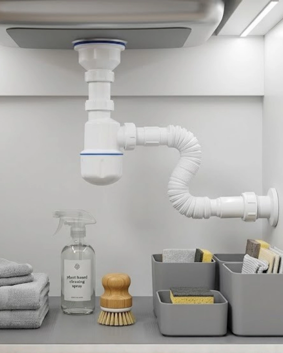 Esnek Gider Sifonu Lavabo İçin Koku Önleyici Tıkanma Karşıtı Bağlantı Seti 1 Esnek Gider Sifonu Lavabo İçin Koku Önleyici Tıkanma Karşıtı Bağlantı Seti