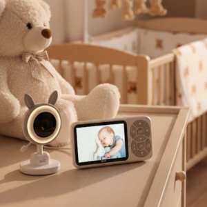 Gece Görüşlü Bebek Telsizi Besleme Hatırlatıcılı LCD Ekran