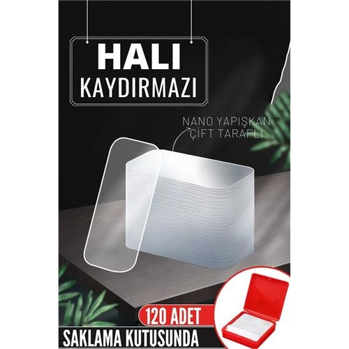 Halı Kilim Yolluk Kayma Önleyici 120 ADET Pvc Nano 718257