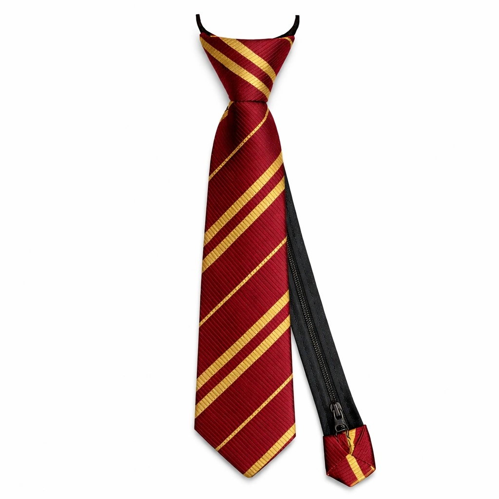 Gryffindor Fermuarlı Ayarlanabilir Kravat