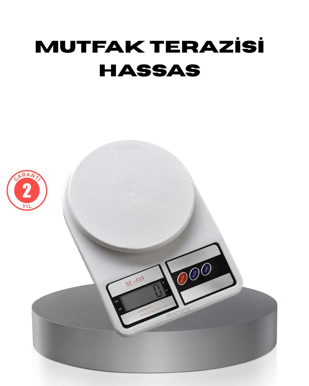 Hassas Dijital Mutfak Tartısı – 1g Doğruluk, LCD Ekran, Otomatik Kapanma 1 Hassas Dijital Mutfak Tartısı – 1g Doğruluk, LCD Ekran, Otomatik Kapanma