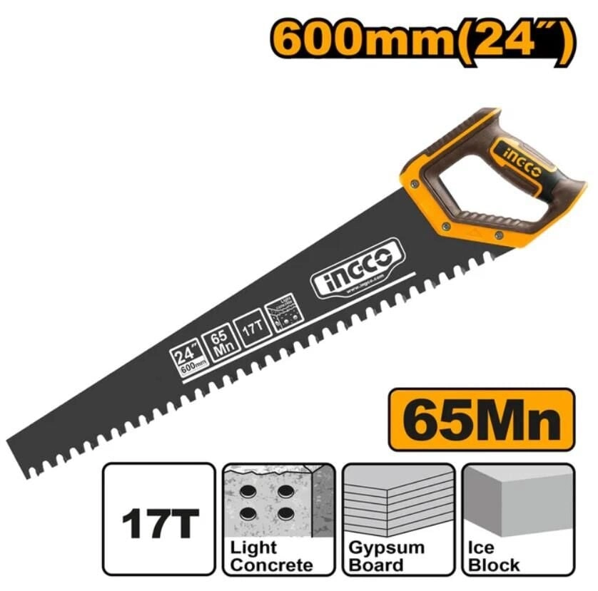 İngco HCBS016001 Gazbeton Testere 600 mm 1 İngco HCBS016001 Gazbeton Testere 600 mm