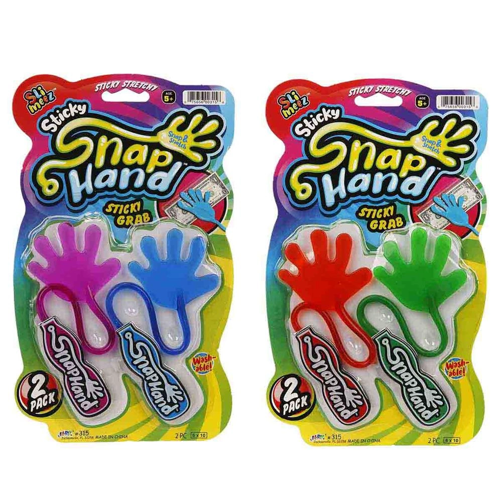 Snap Hand Jaru 2'li Eğlenceli Yapışkan El 1 paket