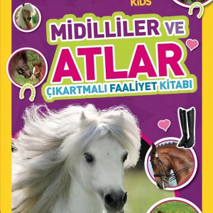 Kids Midilliler ve Atlar Çıkartmalı Faaliyet Kitabı