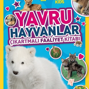 Kids Yavru Hayvanlar Çıkartmalı Faaliyet Kitabı