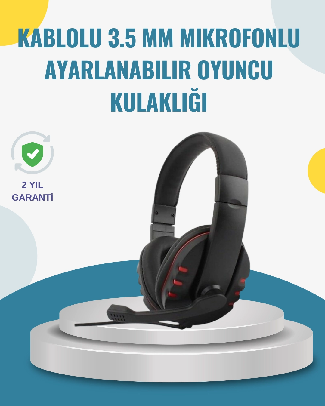 Kırmızı Kulaklık Stereo Mikrofonlu Dayanıklı Örgü Kablolu 1 Kırmızı Kulaklık Stereo Mikrofonlu Dayanıklı Örgü Kablolu