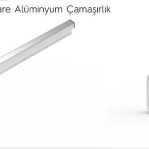 Koral Ayarlı Balkon Çamaşır Askılığı 80X30/60X25