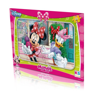 Ks Games 24 Parça Minnie Frame Puzzle