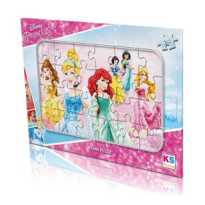 Ks Games 24 Parça  Princess Frame Puzzle