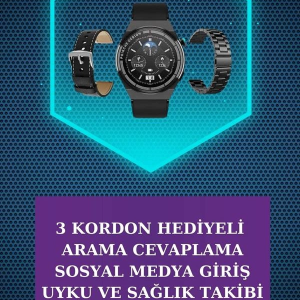 Kulak İçi Kablosuz Bluetooth Kulaklık ve NFC ve GPS Özellikli Akıllı Saat Alarm ve Titreşim