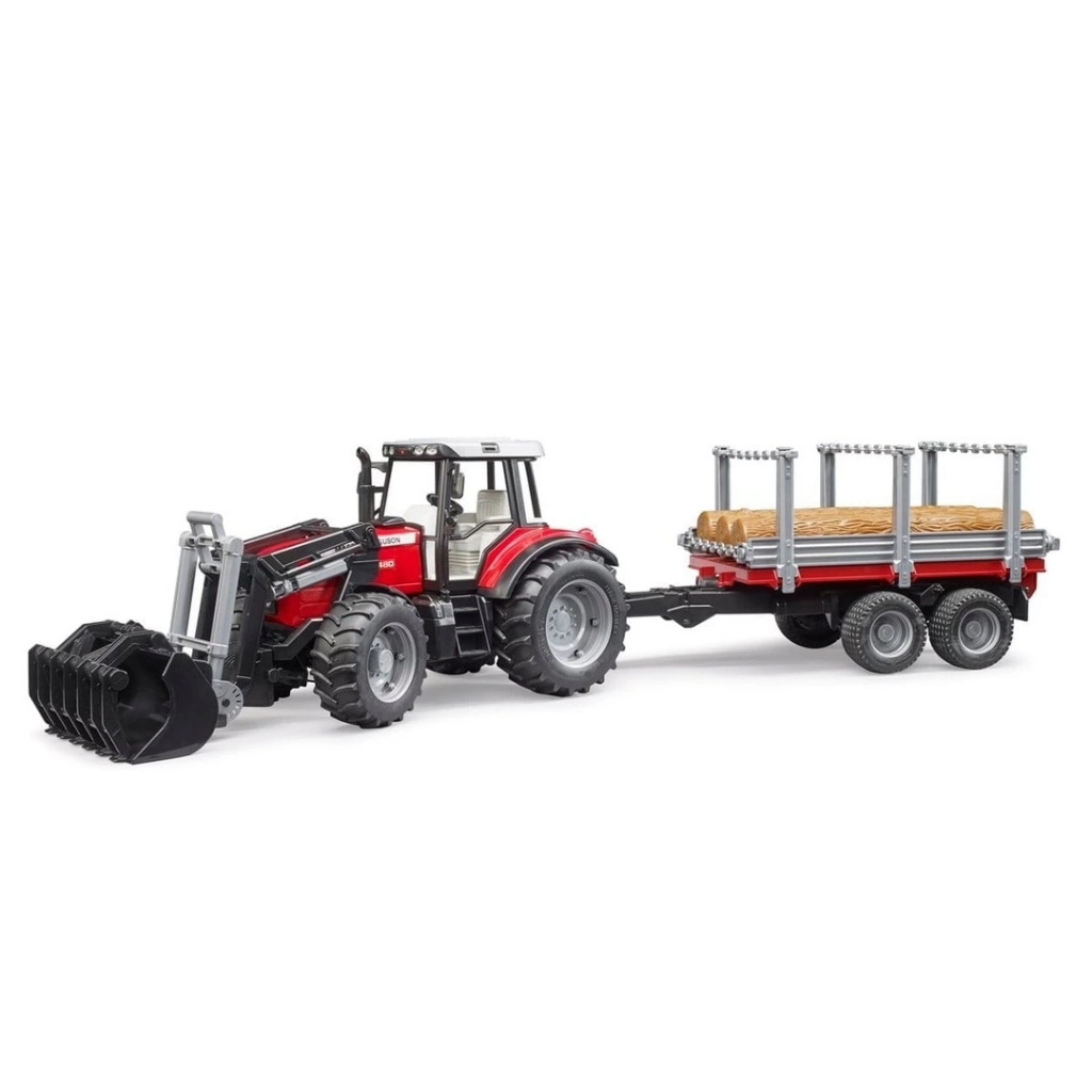 M. Ferguson 7480 ve Kütük Taş. Römork