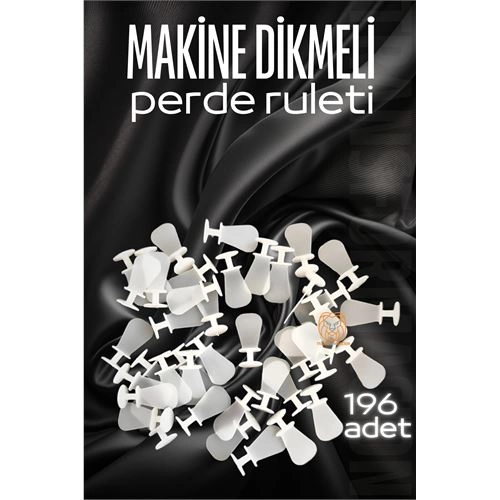 Makine Dikmeli Perde Düğmesi Perde ruleti Perde Düğmesi 196 Adet 721325
