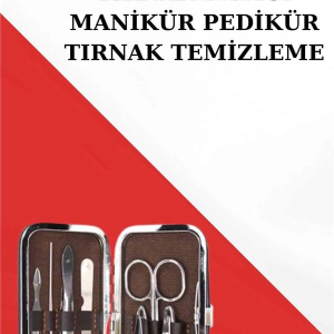 Manikür Pedikür Seti 7 Parça Tırnak Mantarı Tırnak Batığı Temizleme Taşınabilir