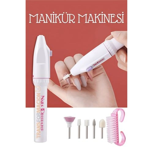 Manikür Pedikür Tırnak Törpü Seti Pilli 715973