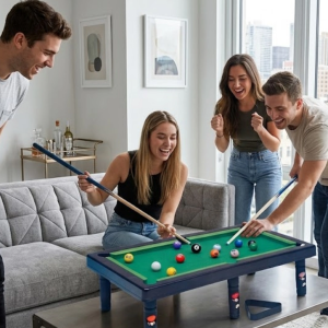 Masaüstü Bilardo Seti 5 Yaş Üzeri Çocuklar İçin Eğitici Oyuncak