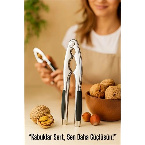 Metal Ceviz Kıracağı – Kauçuk Tutma Yerli | Fındık, Ceviz, Badem İçin Ergonomik Kırıcı 722177