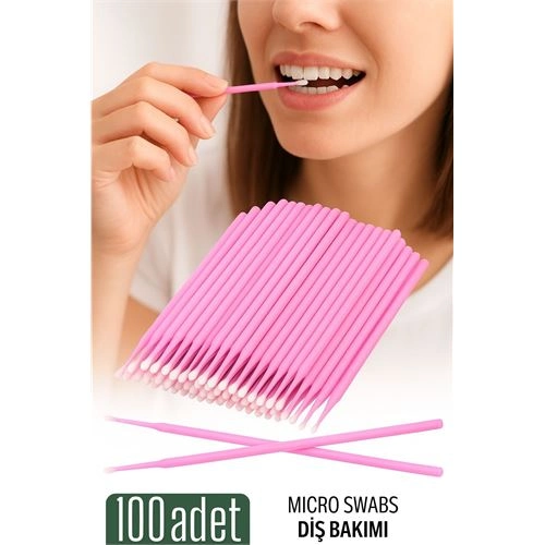 Micro Swab - Diş Bakım Çubuğu - 100 Adet 722086