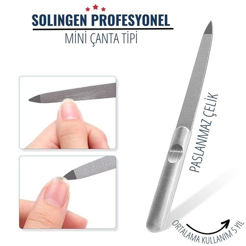 Mini Tırnak Törpüsü Paslanmaz Çelik Solingen Profesyonel 718178