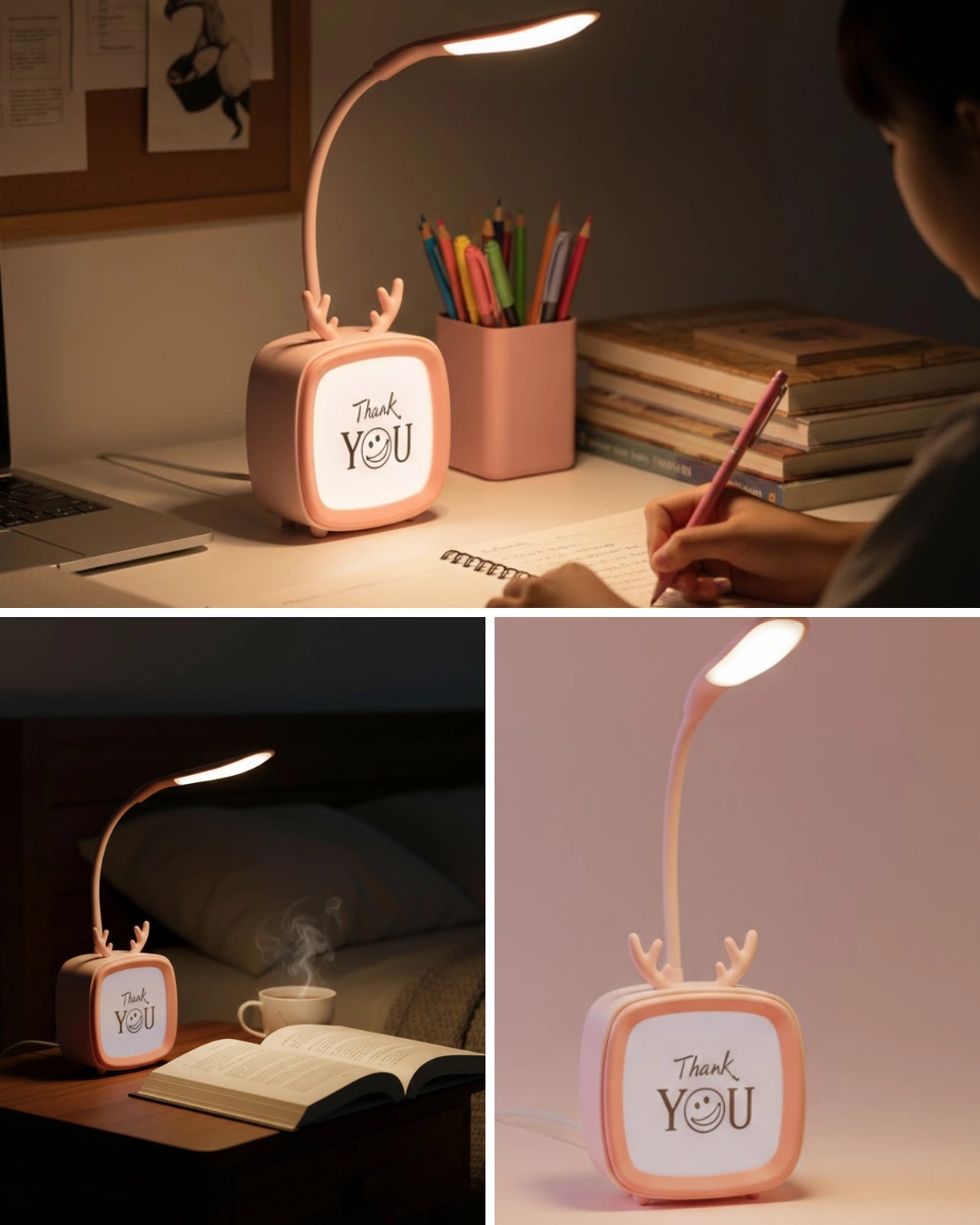 Modern Tasarımlı Şarj Edilebilir LED Gece Lambası 1 Modern Tasarımlı Şarj Edilebilir LED Gece Lambası