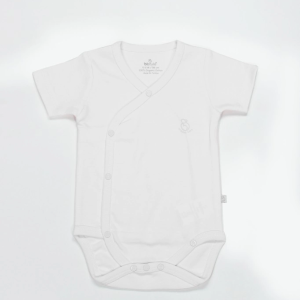 Organik Natural Basic Style Kruvaze Yarım Kol Body BS17101 Beyaz