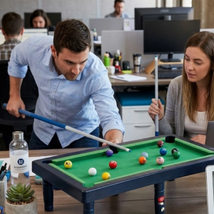 Oyuncak Bilardo Masası Seti Çocuklar İçin Eğlence ve Beceri Oyunu