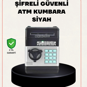 Para Kasası Görünümlü Elektronik Şifreli Kumbara