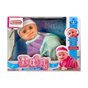 PİLLİ EMEKLEYEN SESLİ BEBEK