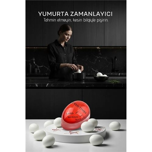 Premium Hassas Isı Sensörlü Yumurta Zamanlayıcı - Profesyonel Mutfak Tipi Mükemmel Pişirme Rehberi  717829