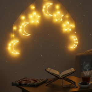 Ramazan Dekorasyon İçin Büyük Ay Yıldız Led Işık