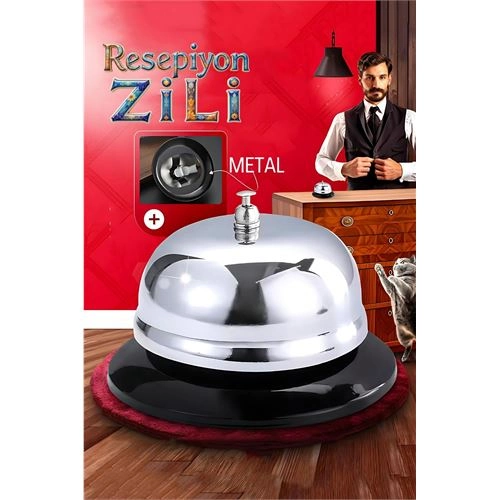 Resepsiyon Zili  - Resepsiyon ve Restoran İçin Zil - Resepsiyon Çağrı Zili 721816