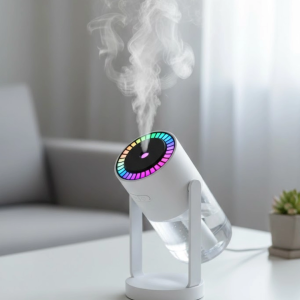 RGB Işıklı Hava Nemlendirici Ultrasonik Teknoloji ve Portatif Tasarım