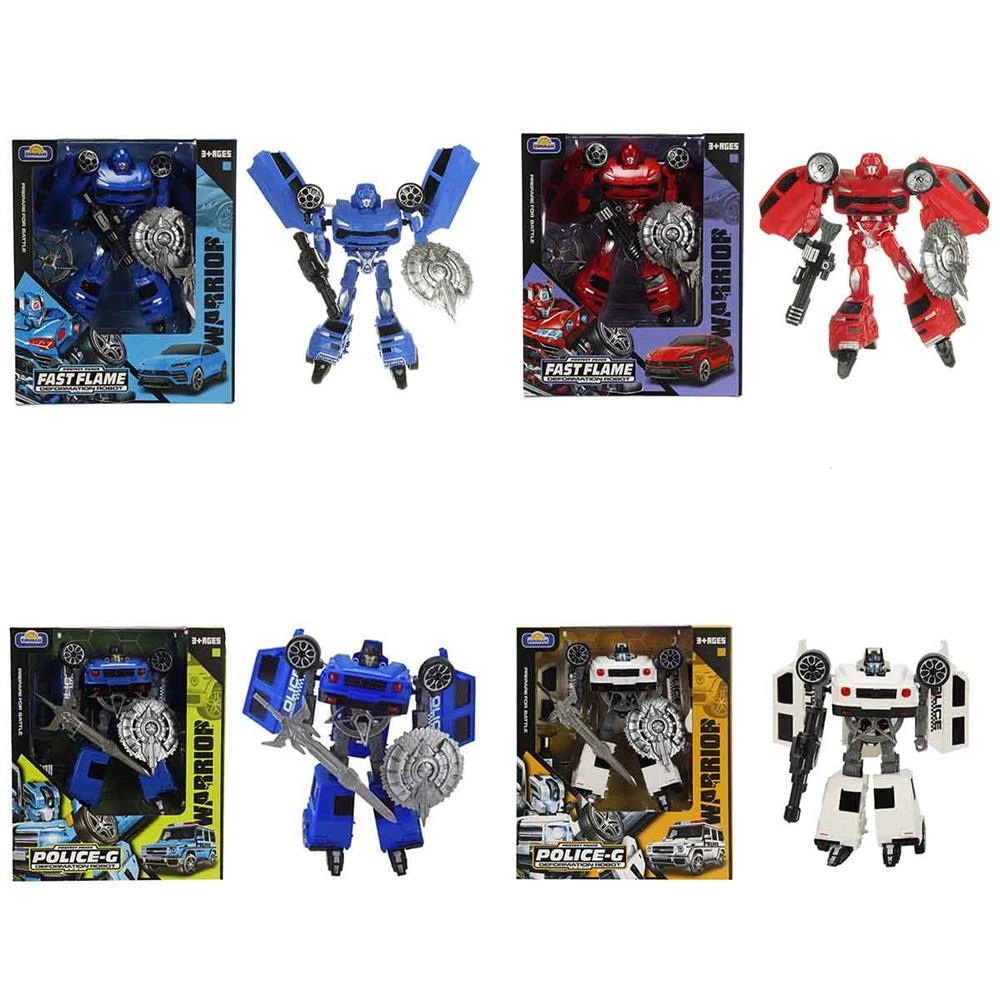 S00005039 ROBOT TRANSFORMER POLİS SET 3R.2A.