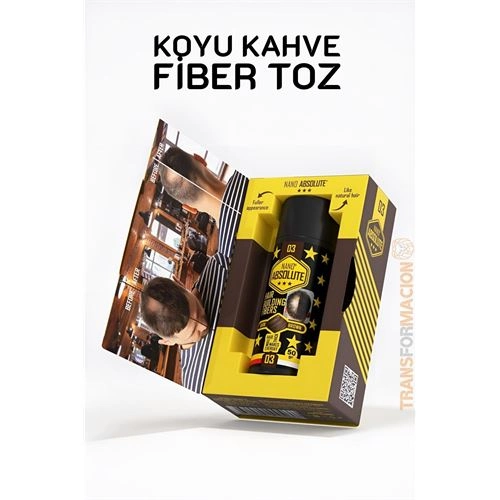 Saç Dolgunlaştırıcı Fiber Topik Toz KOYU TON KAHVERENGİ 721498