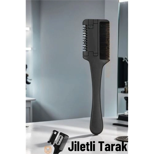 Saç İnceltme ve Şekillendirme Tarağı Çift Fonksiyonlu Saç Kırığı İçin Saç İncelten Tarak 714815