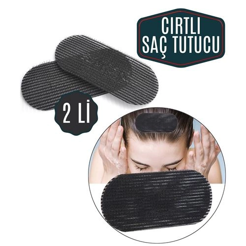 Saç Tutucu Ayırıcı Cırt Bant Berber Saç Bantı 2 Adet Pratik Saç Aksesuarı 717293