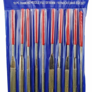 Sakata 19105 Elmas Eğe Takımı 10 Parça 5X180 mm