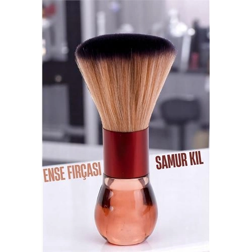 Samur Berber Ense Fırçası Saç Temizleme Fırçası - Berber Temizlik Fırçası- Kuaför Berber Malzemesi 721597