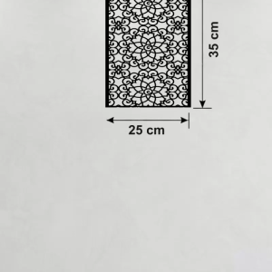 Selçuklu Yıldızı Temalı Ahşap Duvar Tablosu - 25x35 cm Lazer Kesim Dekoratif Pano