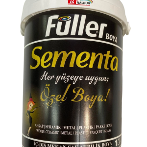 Sementa Özel Su Bazlı Saf Akrilik Boya 1 Litre Bej Beyaz