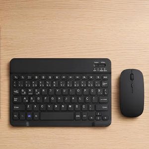 Sessiz Tuşlu Kablosuz Klavye Mouse Seti Çoklu Cihaz Uyumlu