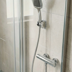 Siyah Duş Başlığı Seti Spiral Hortumlu El Duşu ve Duvar Askısı Banyo Seti